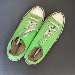 Green Converse AllStars | women’s size 9